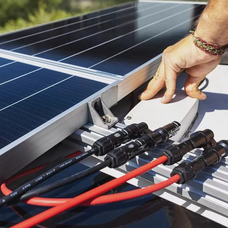 Solar connector QOLTEC MC4 1500V 30A – outdoor photovoltaic cable connector
