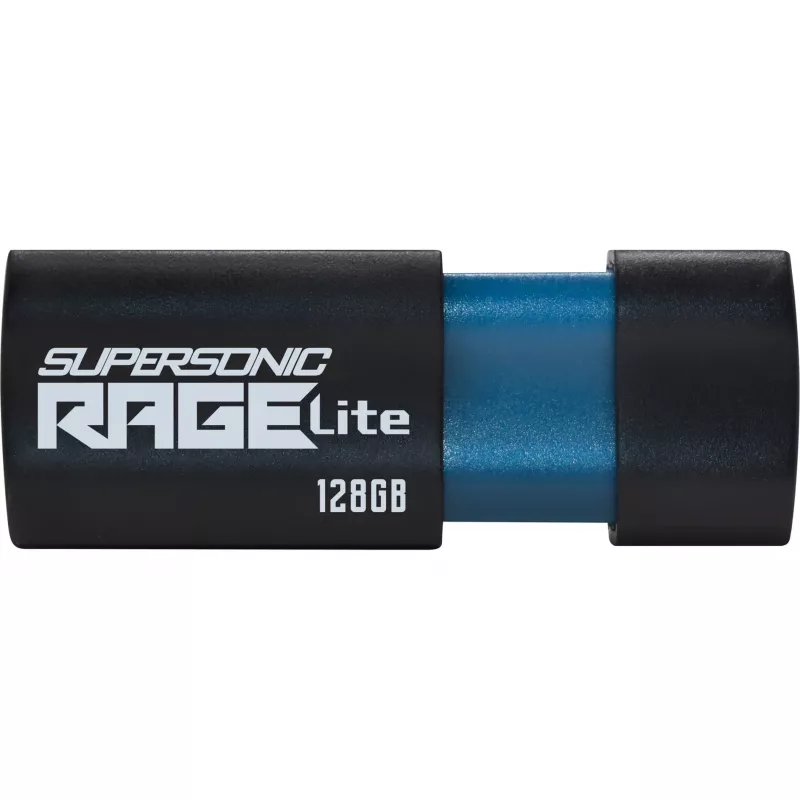 USB flash drive PATRIOT Supersonic Rage Lite 128 GB USB Type-A 3.2 Gen 1, 180 MB/s, blue/black