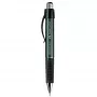 Clip-on retractable ballpoint pen Faber-Castell 14079 Black Green Blue