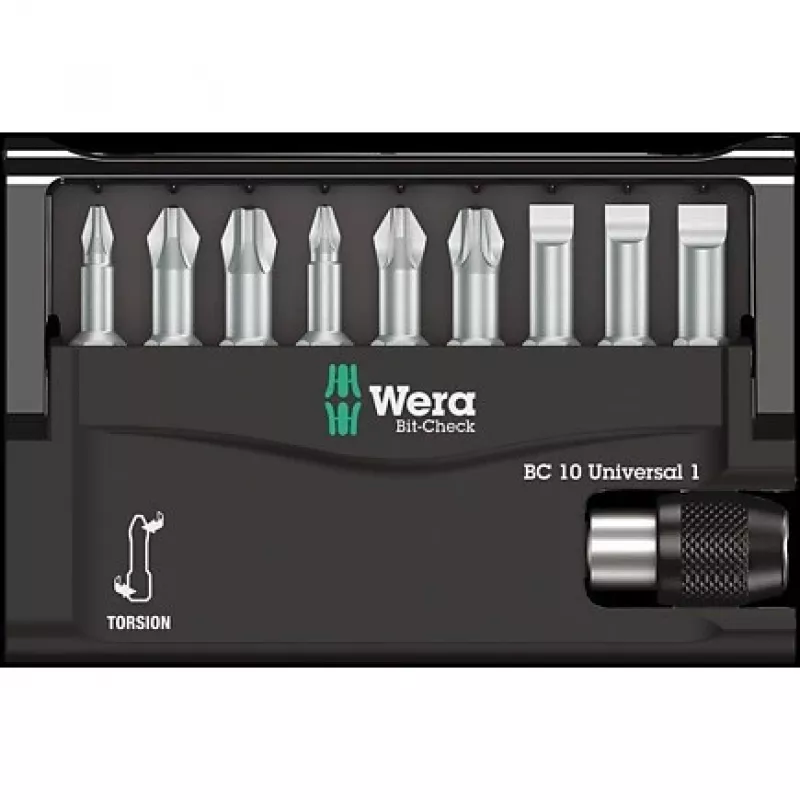 Screwdriver Bit Set Wera 05056161001 9 pcs