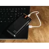 Portable charger TRACER EnerGen 20000 mAh, Power Delivery 20W, USB-C input, 2×USB-A outputs, 3-device support, orange