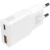 Charger 4smarts PDPlug Duos Slim Smartphone Tablet White AC Fast charging