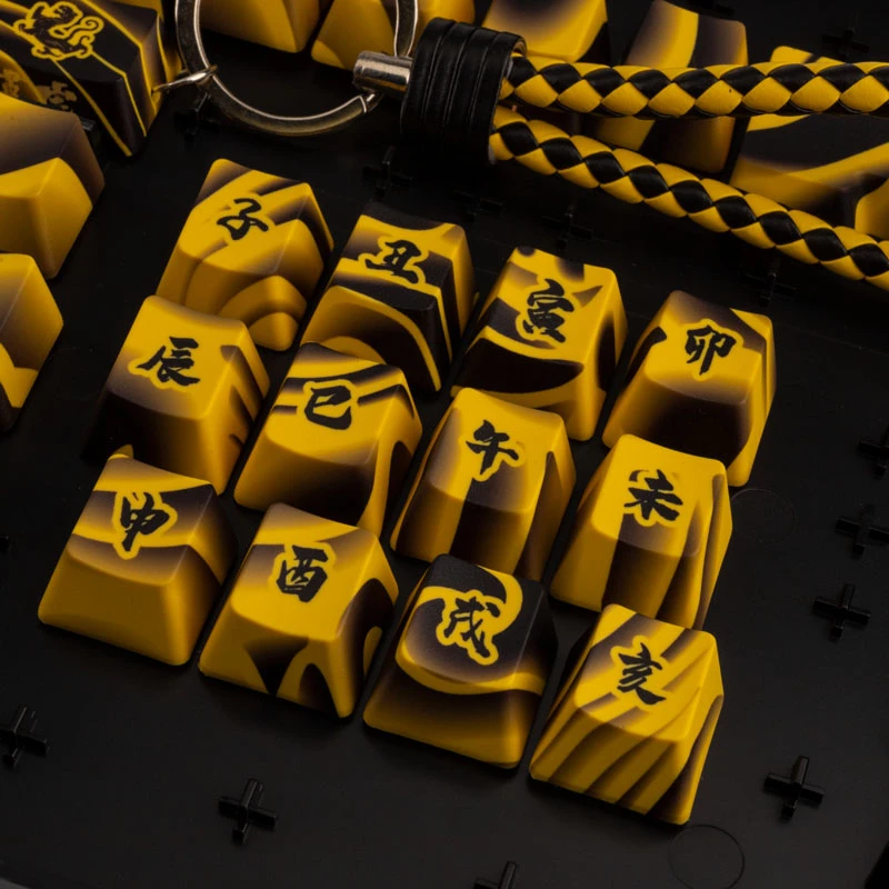 Traitors TIGER SKETCH Limited Keycap Set, PBT (UK)