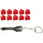 Port blocker ShiverPeaks 08-01033 Red RJ-45 with key