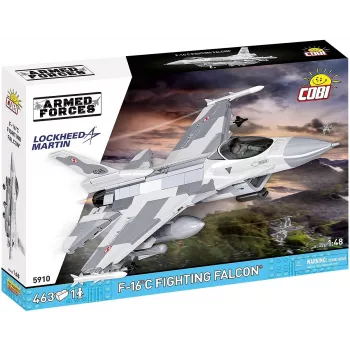 Construction set Cobi F-16C Fighting Falcon — 463 pieces, scale model building kit