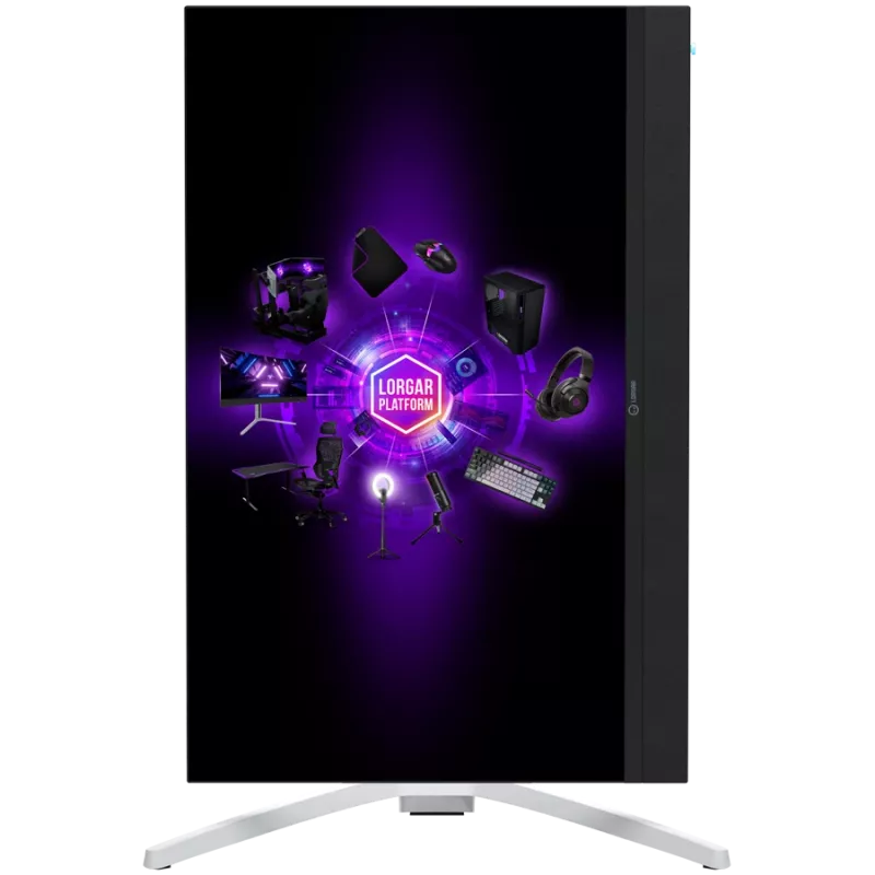LORGAR 27MP1, UHD MiniLED Gaming Monitor Pro, 27'' (3840*2160) fast IPS flat monitor, black/milky grey