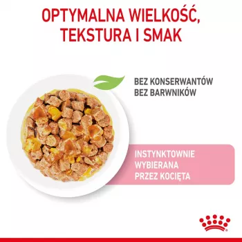 Wet kitten food Royal Canin Kitten Jelly 85 g — chicken flavour, 85 g sachet, 12 pcs