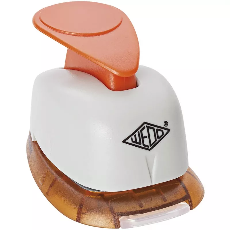 Shape craft punch WEDO Heart Shape Grey Orange