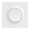 Wall-mounted ZigBee dual-channel smart switch Sonoff MINI-ZB2GS-E for two circuits, DIN/flush installation compatible