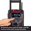 Portable radio EINHELL TE-CR 18 Li DAB+ FM Bluetooth USB, battery-powered (TE-CR 18 Li compatible)