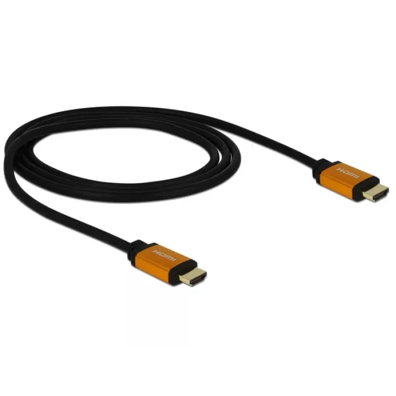 HDMI Cable DeLOCK 85727 1m Type A Male to Male Black Gold