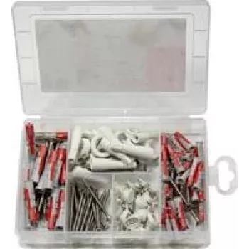 fischer 577062 easyDIY EasyHook Wall-Plug Assortment Box 113 pc(s) (577062)