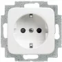 BUSCH JAEGER 2CKA002011A1888 - Type F - 2P+E - White - IP20 - 250 V - 16 A