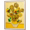 Wall mosaic set LEGO Art Vincent van Gogh Sunflowers 3D mosaic wall art set 2615 pieces 540×410×50 mm