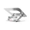 Laptop stand Unitek D1109B01 — aluminium adjustable stand with detachable USB‑C HDMI 4K PD 100W, 2x USB‑A, RJ‑45, for up to 17 inch