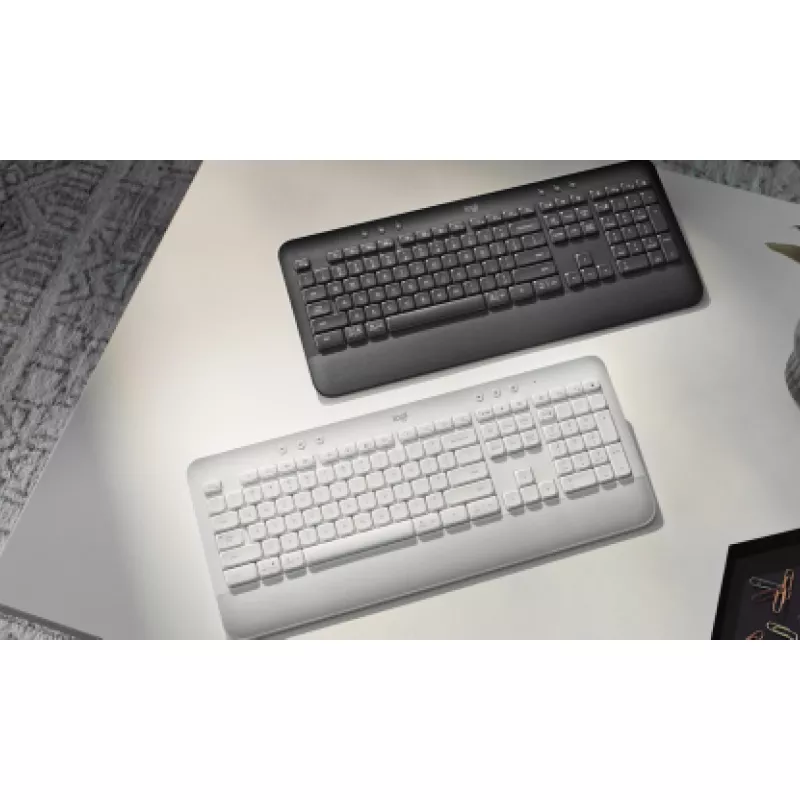 Logitech Signature K650 - Keyboard - Wireless - Bluetooth 5,1 - QWERTY - Spanish - Graphite (920-010917)