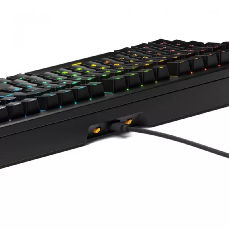 Mechanical Gaming Keyboard GLORIOUS GMMK 3 100% Pre-Built ISO (DE) with Fox Switches, black