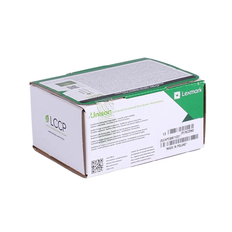 Lexmark 78C20K0 toner cartridge 1 pc(s) Original Black