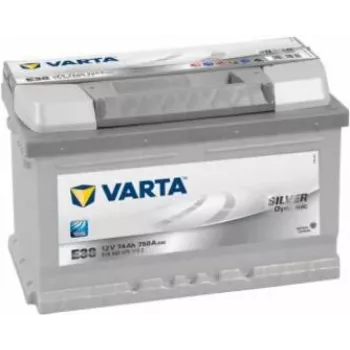 Car battery Varta Silver Dynamic E38 12V 74Ah — starter battery for passenger vehicles