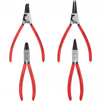 Knipex circlip pliers set 4 pcs. in roll-up pouch 19-60mm