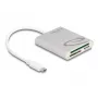 Card Reader DeLOCK 91005 USB 3.2 Gen 1 Type-C Grey CF MMC MicroSD