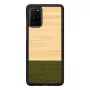 Phone case Man and Wood for Samsung Galaxy S20+ — bamboo, forest black