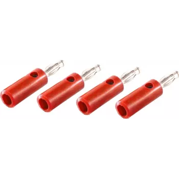shiverpeaks BS56200-4R Wire Connector Banana Red (BS56200-4R)