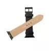 Leather strap for Apple Watch FIXED FIXLST-434-BK — black, replacement band