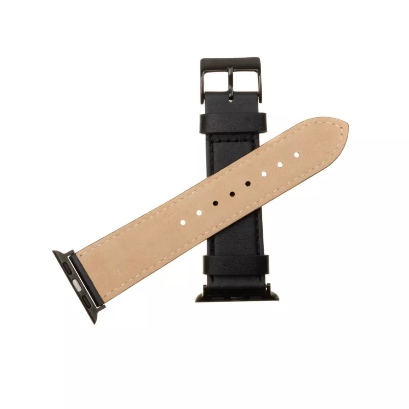 Leather strap for Apple Watch FIXED FIXLST-434-BK — black, replacement band