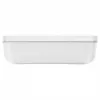 Lunch container ZWILLING FRESH & SAVE 1 L, plastic with silicone seal, grey/white