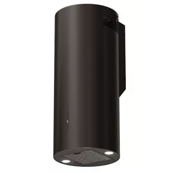 Extractor hood MAAN ELBA 2 W 731 BLACK, ducted/recirculating, aluminium grease filter, 4 speeds, 61 dB