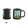 Heat Reveal Mug Good Loot The Witcher 3 Game Art Chronicles - Geralt & Vincent van Gogh 450 ml Black