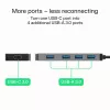 USB hub Green Cell HUB-GC-C4A — 4-port USB-C 3.0 hub