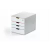 Durable VARICOLOR MIX 4 SAFE Grey Plastic 4 Drawers