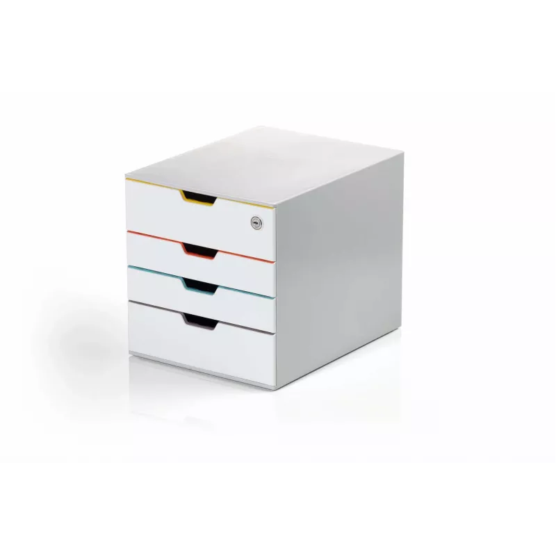 Durable VARICOLOR MIX 4 SAFE Grey Plastic 4 Drawers