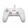 Wired Game Controller GameSir T3 Lite WT White — ergonomic wired controller compatible with PC