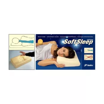 Orthopaedic pillow Mobilex CONTOUR M for neck pain — SoftSleep model, foam, 300×500×100 mm, 50 kg/m³
