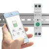 DIN-rail WiFi relay QOLTEC 50881 — mains switching relay 63A for electrical installations