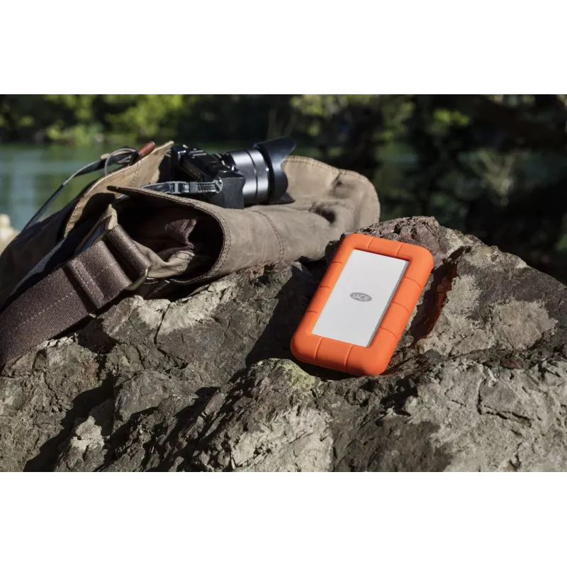 LaCie Rugged USB-C External Hard Drive 5 TB USB Type-C 3.2 Gen 1 (3.1 Gen 1) Grey Yellow