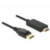 Video Cable Adapter DeLOCK 85318 DisplayPort to HDMI 3m Black