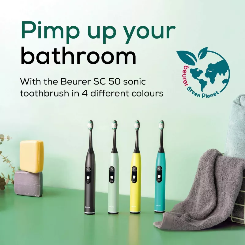 Electric Sonic Toothbrush Beurer Splashy lemon SC50 SC50LEMON