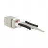 Keystone module DELOCK 86404 — RJ-45 silver, 38.5×22.3×17.3 mm