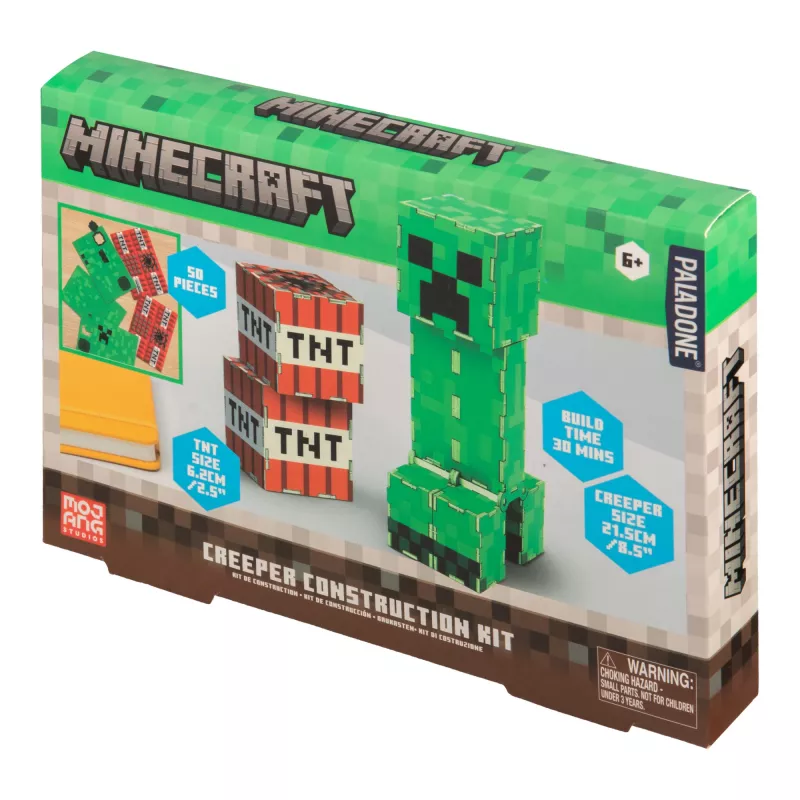 Construction kit Paladone Minecraft Creeper – buildable Creeper figure set
