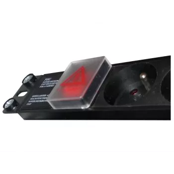 Alantec PZ081U3M power extension 3 m 8 AC outlet(s) Indoor Black