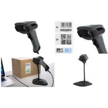 Wired barcode scanner Safescan 330-W (model 140-0747) — 1D & 2D, working range 3–35 cm