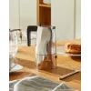Alessi MT18/3 Espresso Machine Ossidiana, Stainless Steel, Alu, 3.5 x 18.5 x 40.5 cm