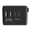 Travel adapter BlitzWolf BW-TA1 4-in-1 with 2× USB PD 20W ports