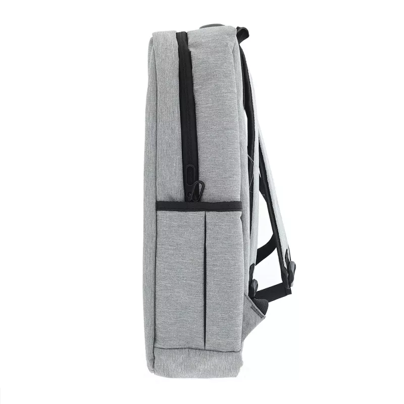 Laptop backpack Tellur Nomad 15.6 inch, grey — padded laptop compartment, organizer pockets
