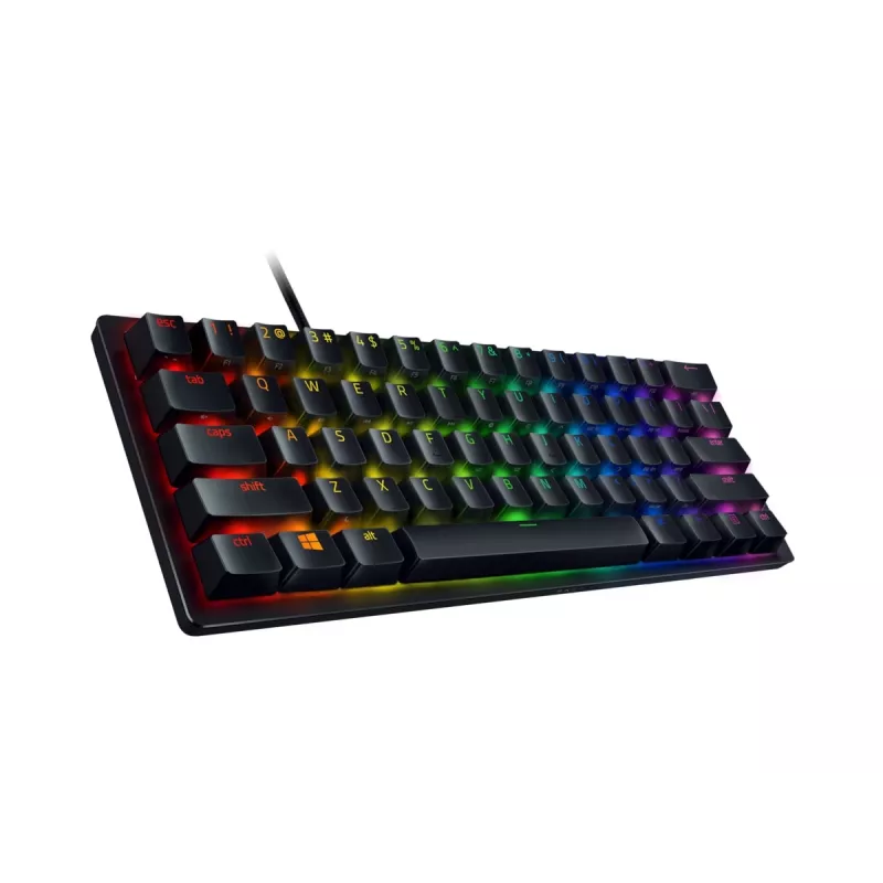 Razer Huntsman Mini 60% Gaming keyboard Opto-Mechanical Purple Switch RGB LED light NORD Wired