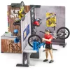Toy bicycle shop BRUDER 63120 playset with workshop and accessories